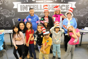 Irvine Rotary visit for Read Across America Day